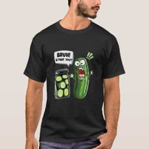 Camiseta Amante de Picles Pepino Conserva Fun Divertido
