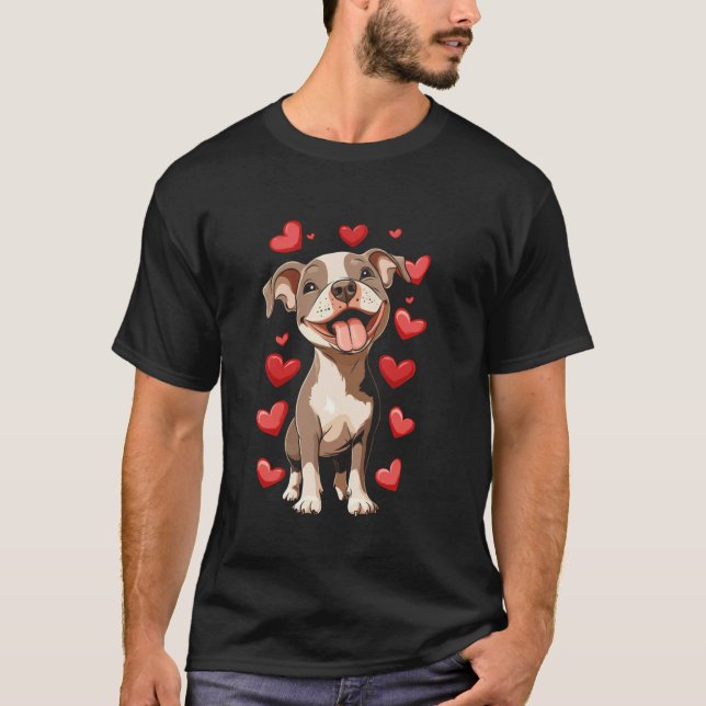 Camiseta Amante de Pitbull (Frente)