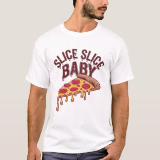 Camiseta Amante de pizza bebê Fatia Fatia