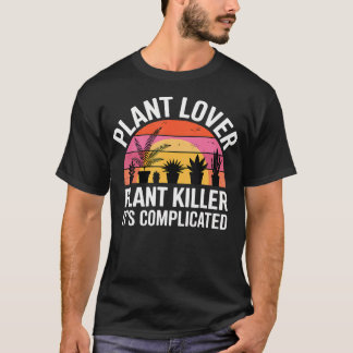 Camiseta Amante de Plantas Assassino de Plantas É Complicad