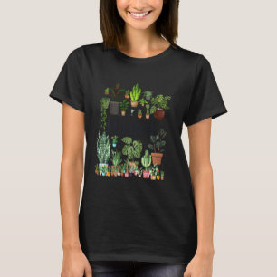 Camiseta Amante de plantas em vasos Jardineiro Chefe de jar