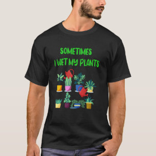 Camiseta Amante de Plantas Engraçadas Mulheres de Jardinage