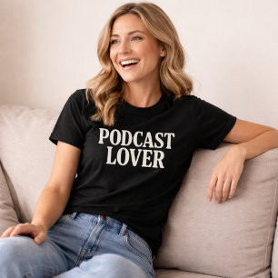 Camiseta Amante de Podcast