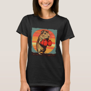 Camiseta Amante de Porquinho-da-índia de Boxe Luvas de Boxe