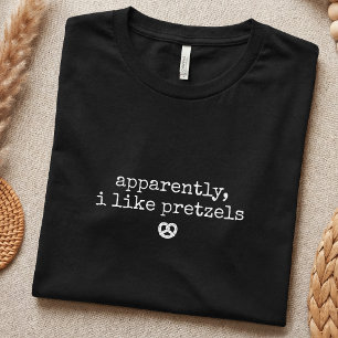 Camiseta Amante de Pretzel Comida Divertida Simples