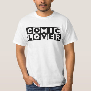 Camiseta Amante de Quadrinhos Design Ousado
