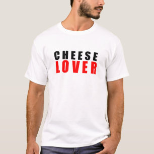 Camiseta Amante de queijo, adoro queijo