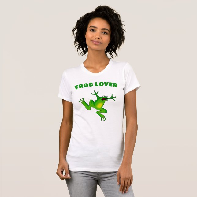 Camiseta Amante de Rã Árvore (Frente Completa)