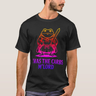 Camiseta Amante de Sapos Medieval – Era os Carbs M’Lord Mem