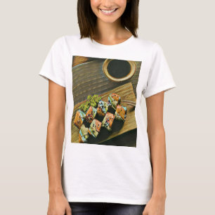 Camiseta Amante de sushi da comida japonesa