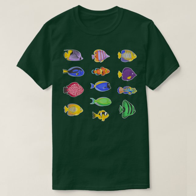 Camiseta amante de tangas de peixe (Frente do Design)