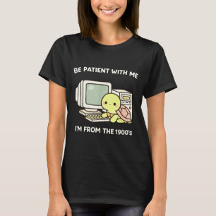 Camiseta Amante de tartaruga engraçada anos 80 90 meme kawa