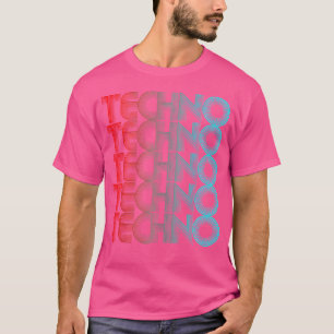 Camiseta Amante de Techno Vaporwave Techno House Música Edm