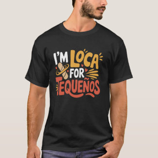 Camiseta Amante de Tequeño Estou Louca Por Tequeños