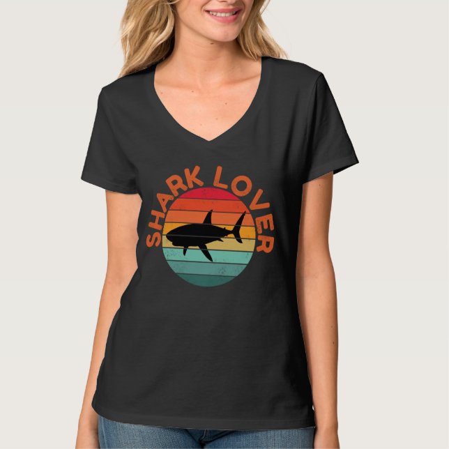 CAMISETA AMANTE DE TUBARÃO (Frente)