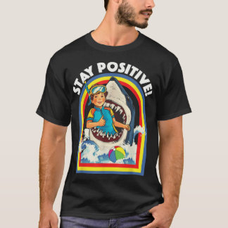 Camiseta Amante de Tubarão Positivo Vida Selvagem Oceano Ma