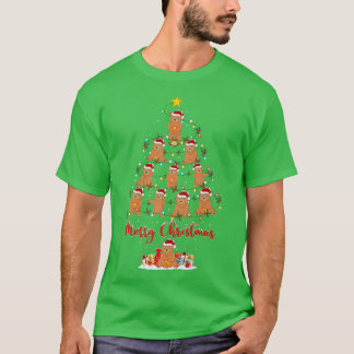 Camiseta Amante de Urso Animal Correspondente ao Papai Noel