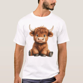 Camiseta Amante de Vaca das Terras Altas, Vaca das Terras A