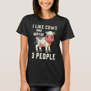 Camiseta Amante de Vaca Fofa Agricultura Fazendeiro Animal