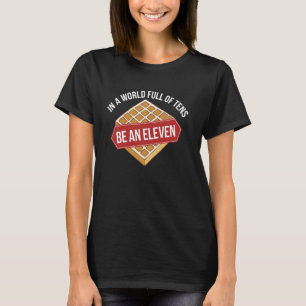 Camiseta Amante de Waffle Em Um Mundo Cheio de Dezenas Ser