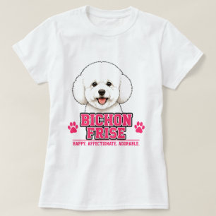 Camiseta 🐾 Amante do Bichon Frise 🐾