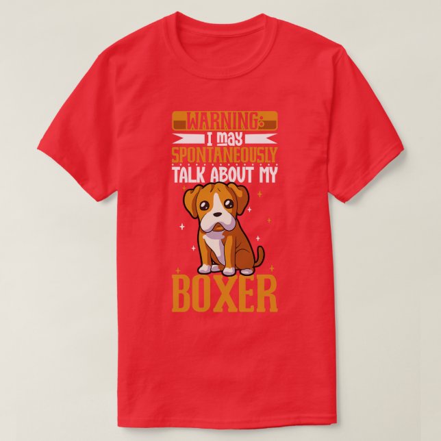 Camiseta Amante do Boxer (Frente do Design)