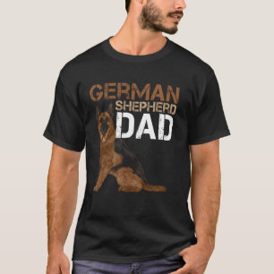 Camiseta Amante do Cachorro Pai Pastor Alemão