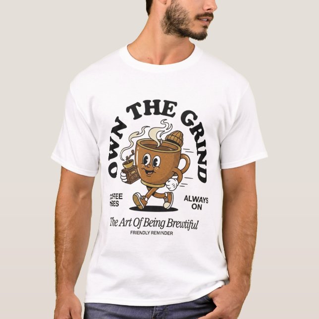 Camiseta amante do café (Frente)