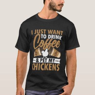 Camiseta Amante do Café - Eu Só Quero Beber Café Acariciar 