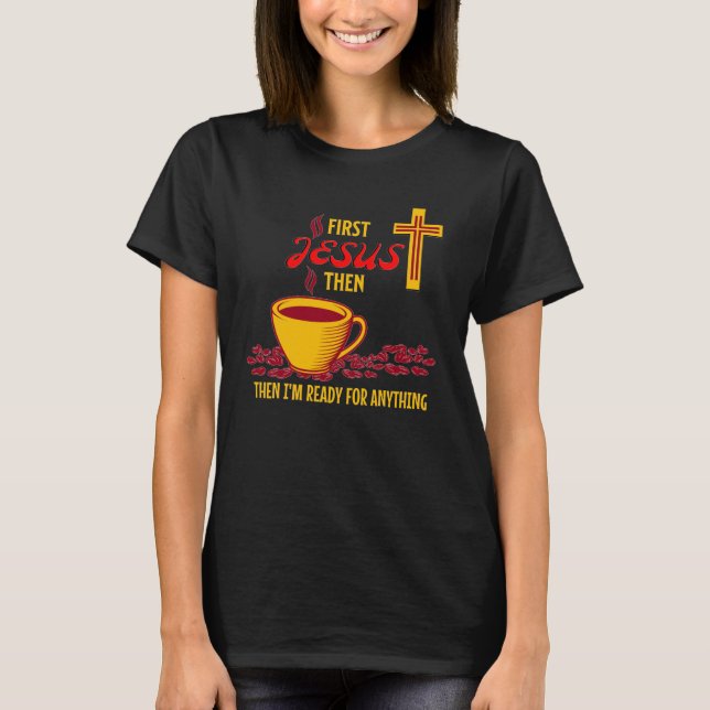 Camiseta Amante do Café Jesus  (Frente)