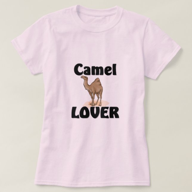 Camiseta Amante do camelo (Frente do Design)