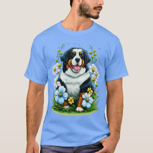 Camiseta Amante do Cão Bernês