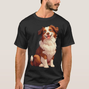 Camiseta Amante do Cão Pastor Australiano Dono Aussie Camin