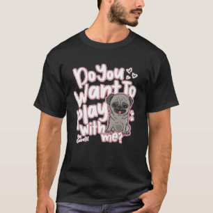Camiseta Amante do Cão Pug