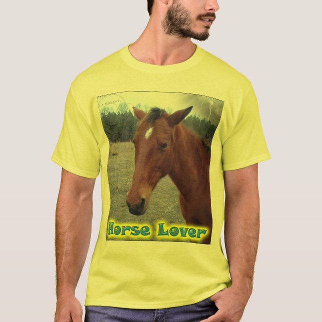 Camiseta Amante do cavalo (Frente)