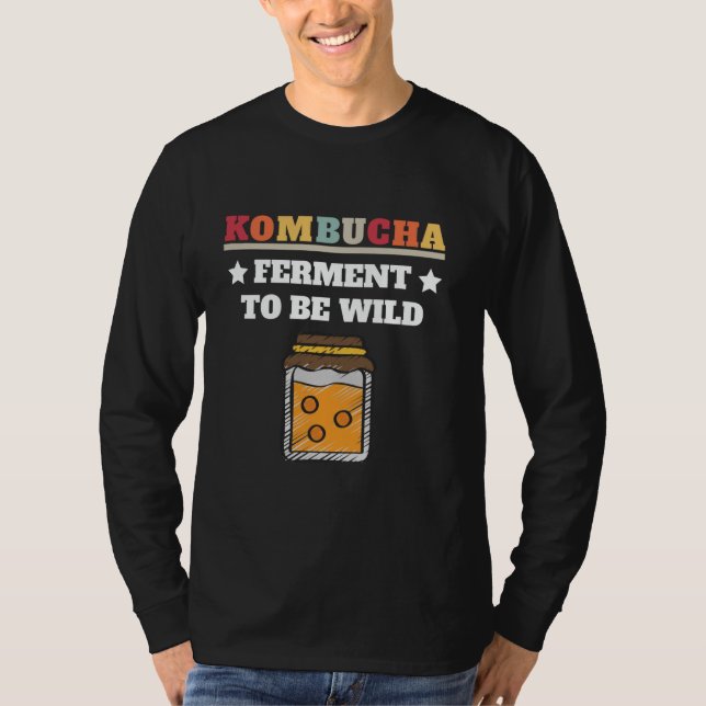 Camiseta Amante do Chá de Kombucha Fermentado (Frente)