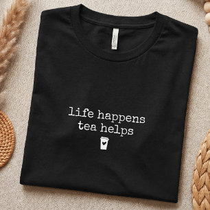 Camiseta Amante do Chá Relaxante Bebedor Simples