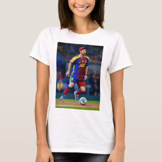 Camiseta amante do futebol messi