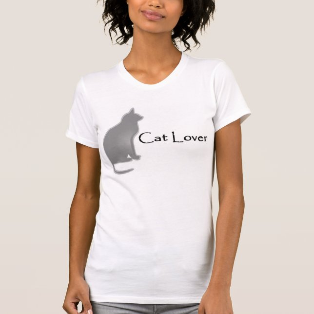 Camiseta Amante do gato (Frente)