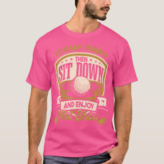 Camiseta Amante do Golfe Homens Jogador de Golfe Esporte Go