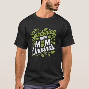 Camiseta Amante Do Jardim Mãe Jardineira E Polegar Verde De