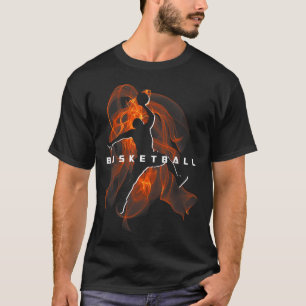 Camiseta Amante do jogador de esboço retrô Equipe esportiva