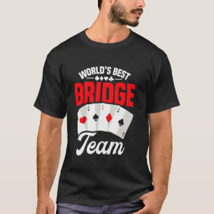 Camiseta Amante do Jogo de Cartas Bridge Melhor Rei do Mund