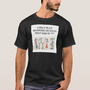 Camiseta amante do mahjong