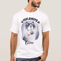 Amante do Malamute do Alasca Cachorro Fofo da Raça