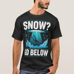 Camiseta Amante do Mergulho no Gelo Mergulho no Lago Congel