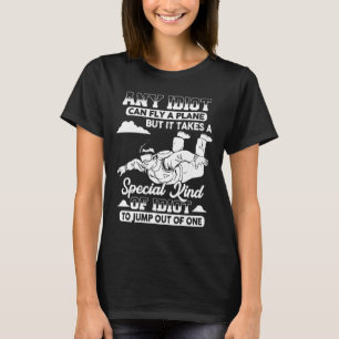 Camiseta Amante do Paraquedismo Aventura Legal Extremo