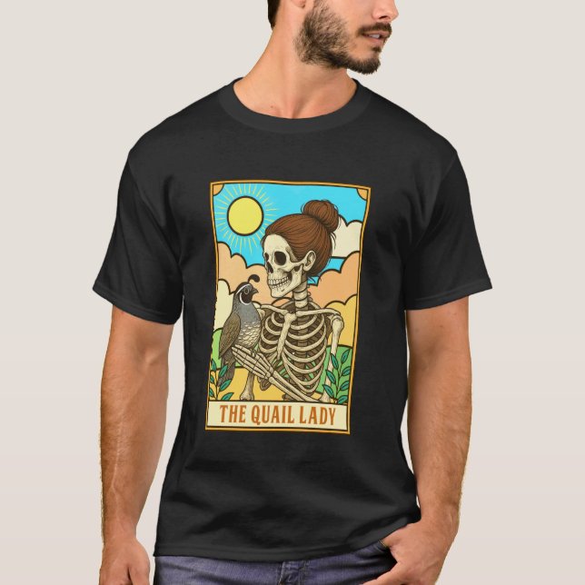 Camiseta Amante do Pássaro Codorna A Senhora da Codorna Obs (Frente)