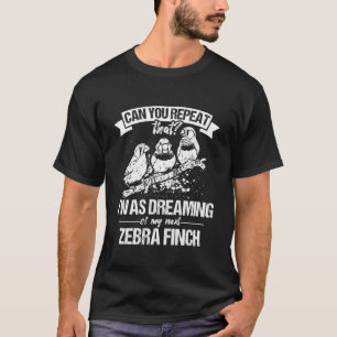 Camiseta Amante do Pássaro Tentilhão-de-bico-vermelho Adorá
