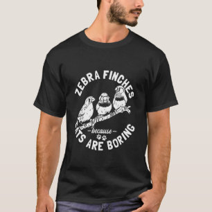 Camiseta Amante do Pássaro Tentilhão Zebra Adorável Pet 4